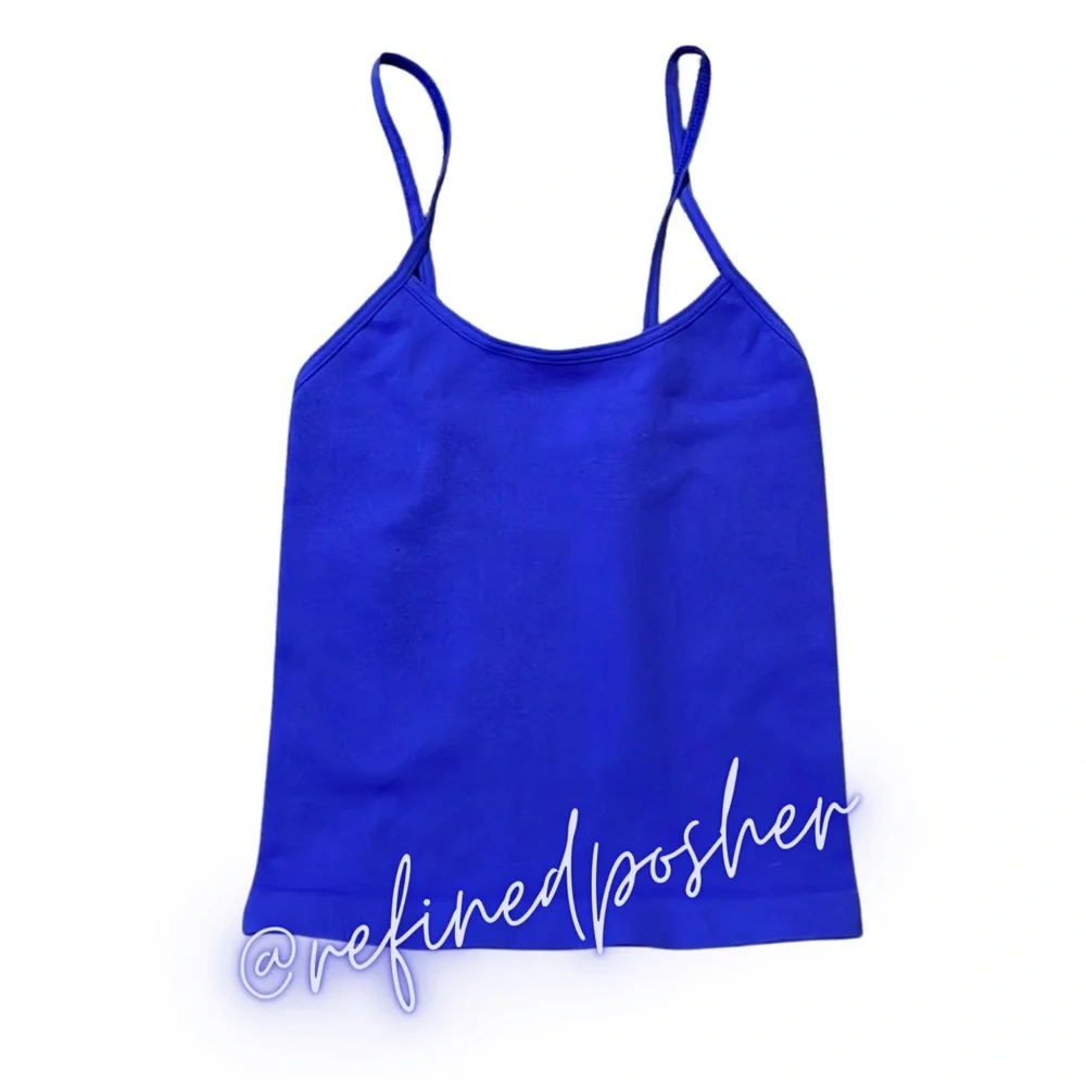 Free People Movement Tighten Up Tank size XS/S NEW Classic Blue - Picture 3 of 5